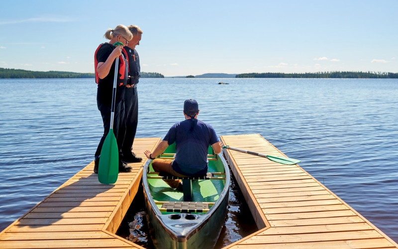 Kanoottiretki Pielisellä