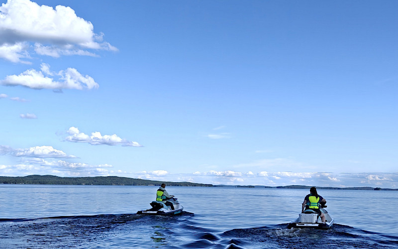 Vesijetti seikkailu Kynsisaaren ympäri